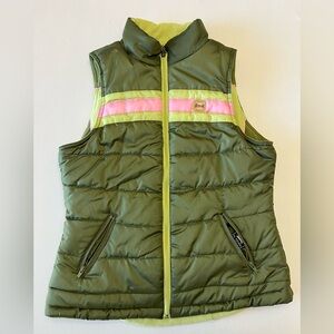 Le Tigre Olive Puffer Vest